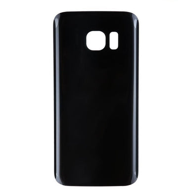 BACK DOOR COMPATIBLE FOR SAMSUNG S7 EDGE (BLACK) - Tiger Parts