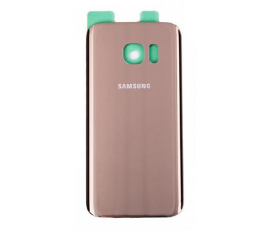 BACK DOOR COMPATIBLE FOR SAMSUNG S7 EDGE (ROSE GOLD) - Tiger Parts